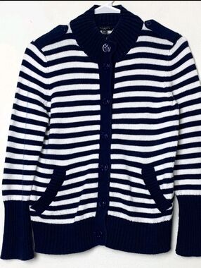 Talbots Nautical Stripe Sweater Large